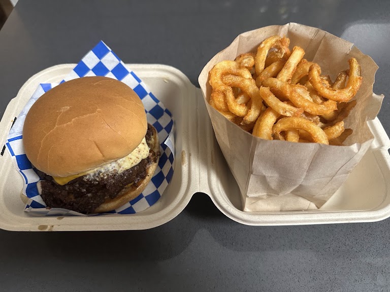 Burger Combo at Goldburger Highland Park