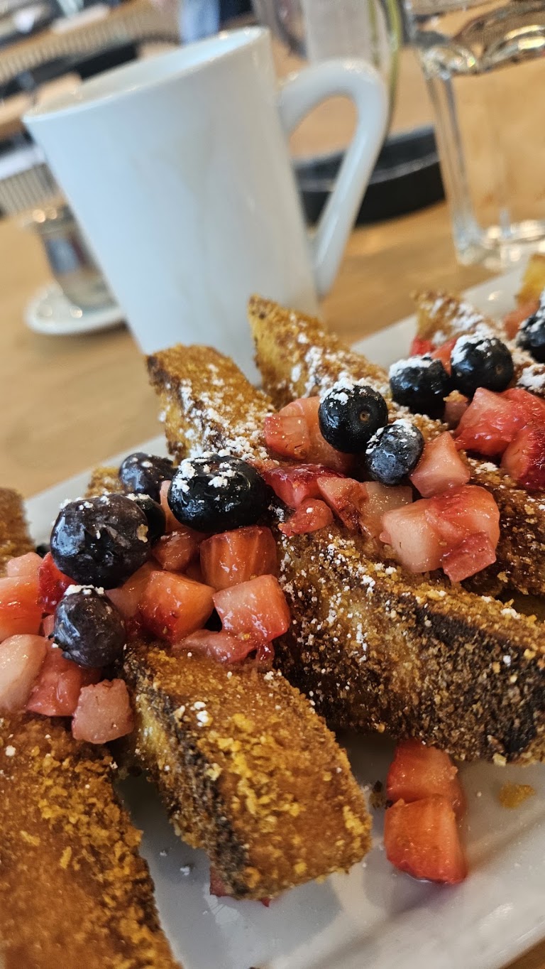 Crunchy French Toast at Blu Jam Cafe