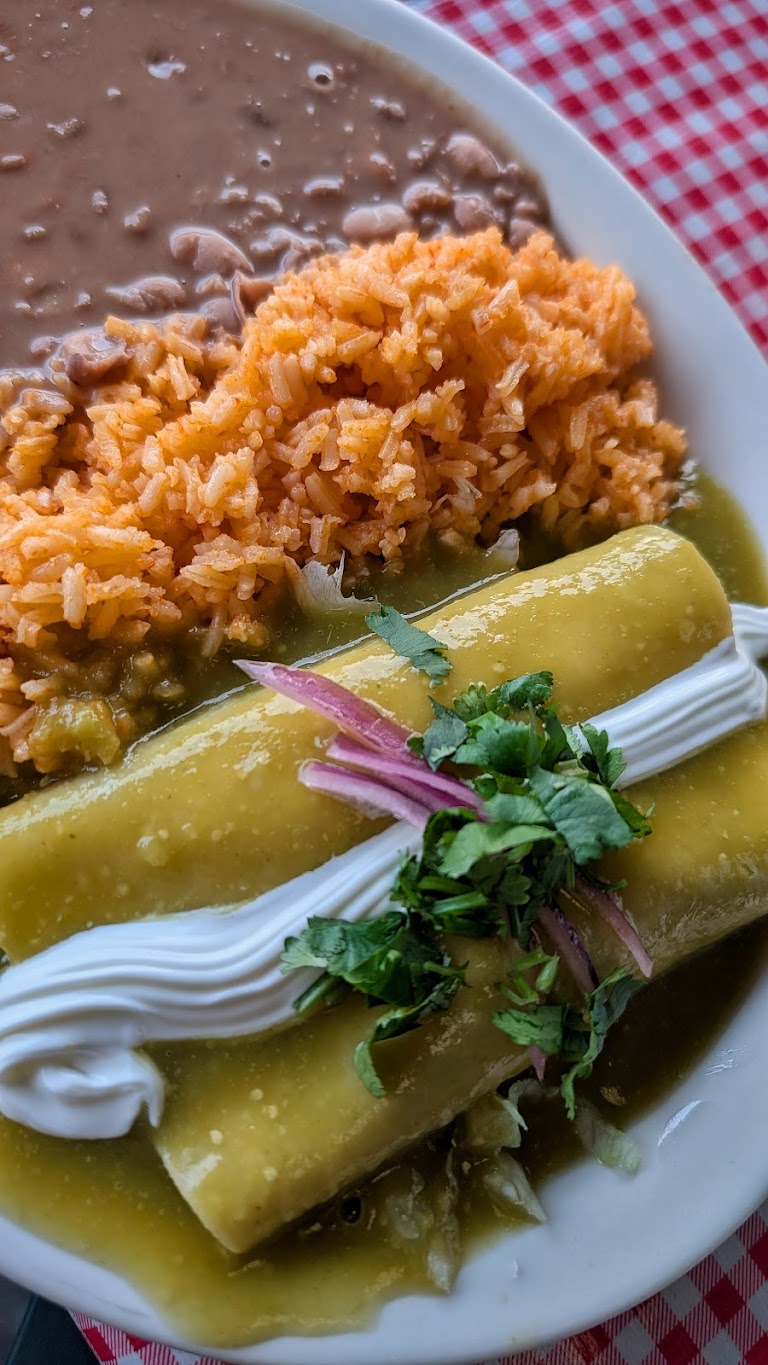 Chicken Enchilada A La Carte at Tere's Mexican Grill