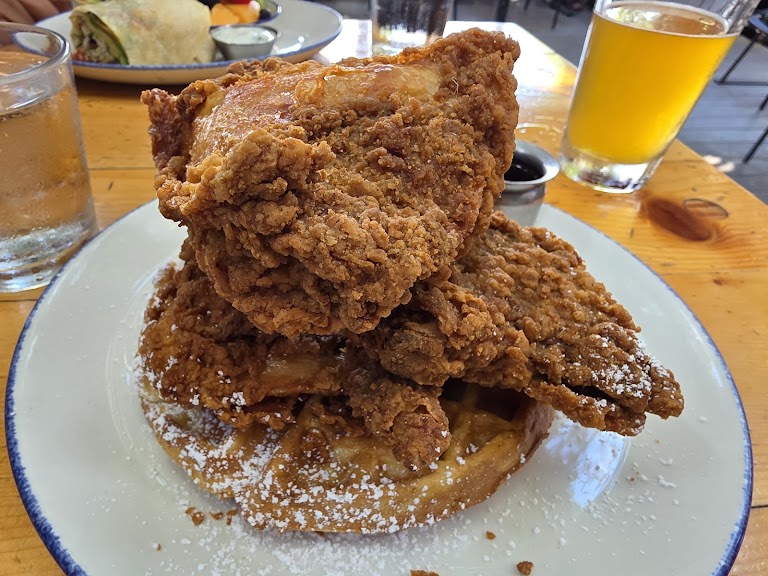 Fried Chicken and Waffle! at Home Restaurant