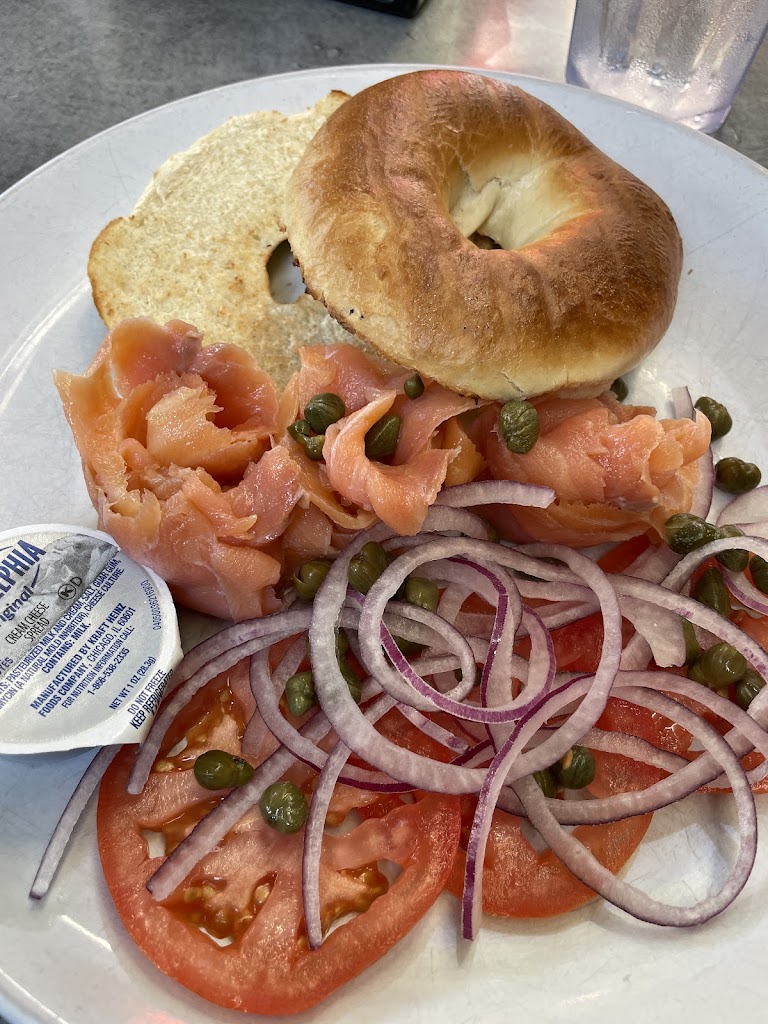 Lox and Bagel at Think Cafe