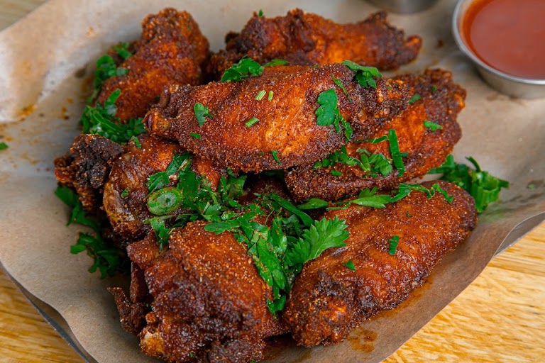 Smoked Wings at Station Craft Brewery + Kitchen