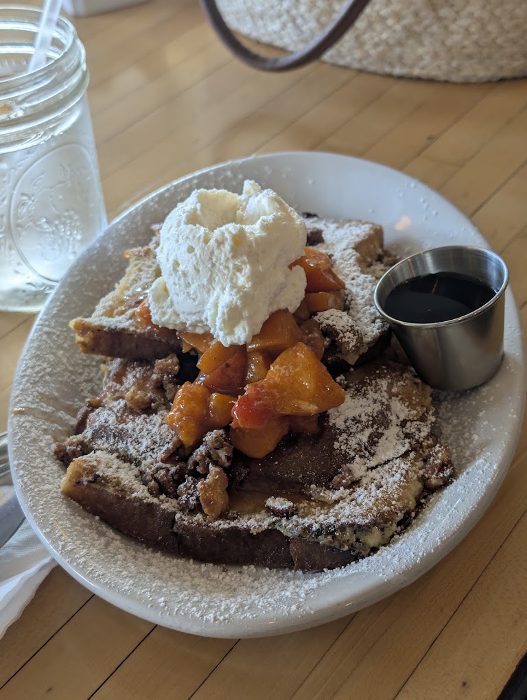 Blackberry Cheesecake French Toast at Humble Bee Bakery & Cafe