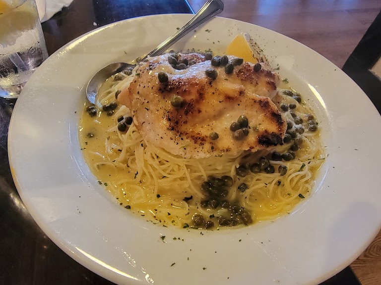 Chicken Piccata at Alza Osteria