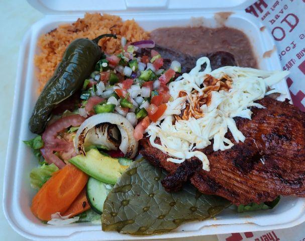 Huevos Rancheros at Judith's Food’s Truck Century City