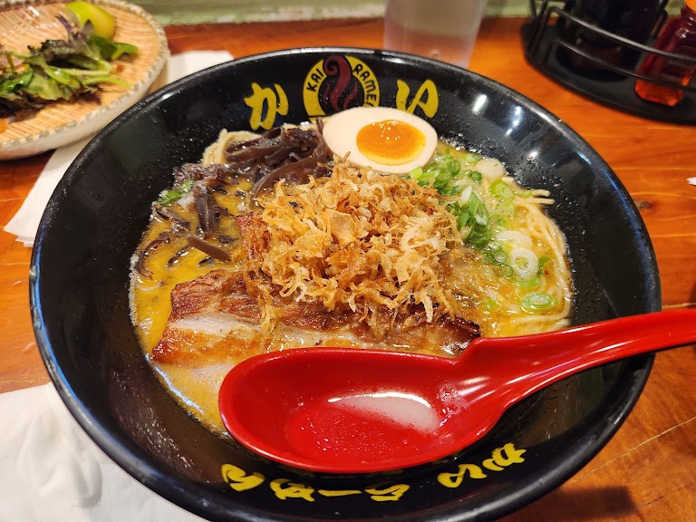 Miso Tonkotsu Ramen at kai ramen sherman oaks