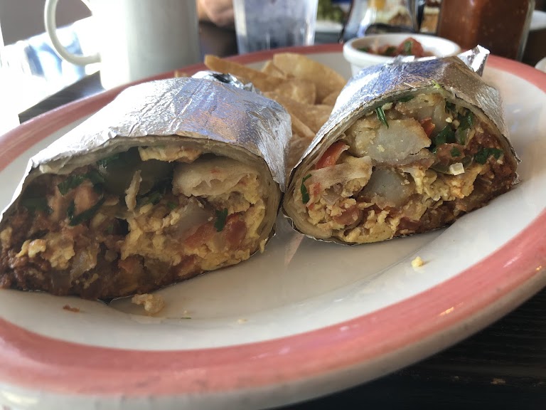 Breakfast Burrito at Taqueria Los Anaya