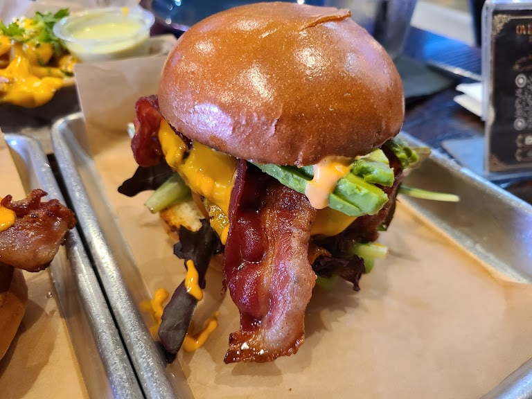 Famous Burgers at Over/Under Public House