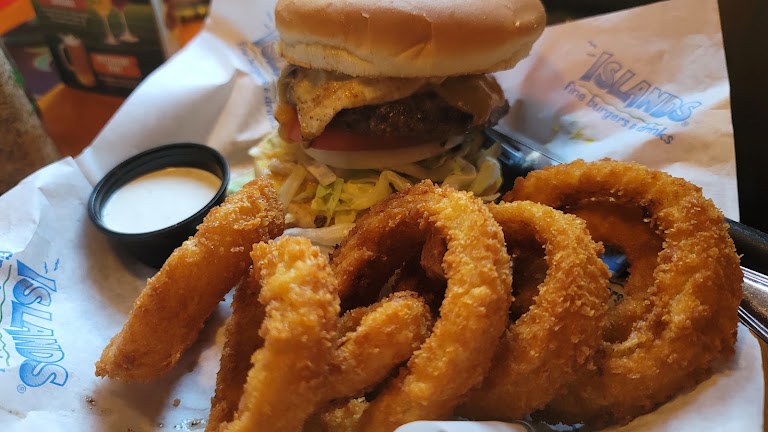 Onion Rings at Islands Restaurant West Covina