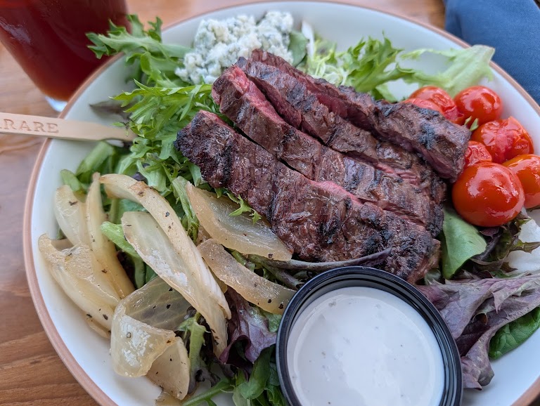 Steak Salad at The Beach House - Seal Beach