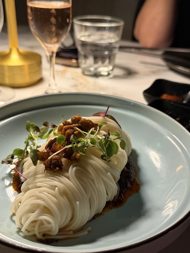 Floating Garlic Noodz at NOVA Kitchen & Bar
