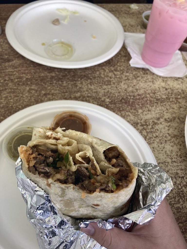 Carne Asada Burrito at Taco Azteca Original Inc