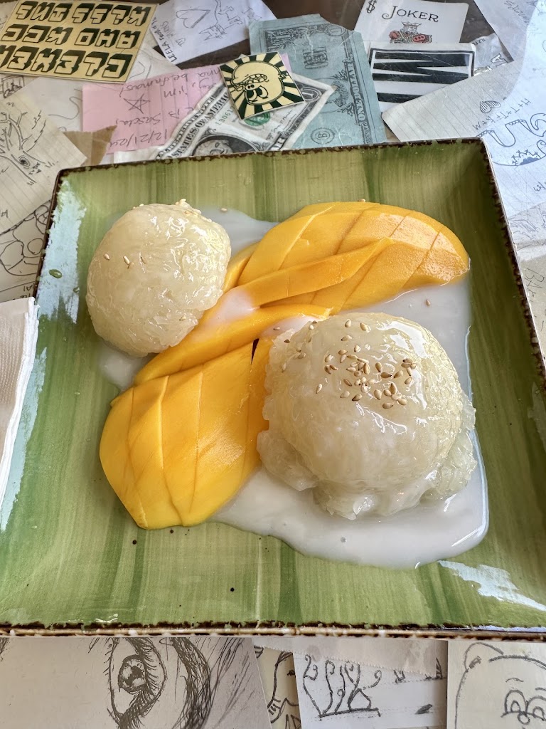 Mango W/ Coconut Sticky RICE at The Silver Lake House (by Leela Thai)