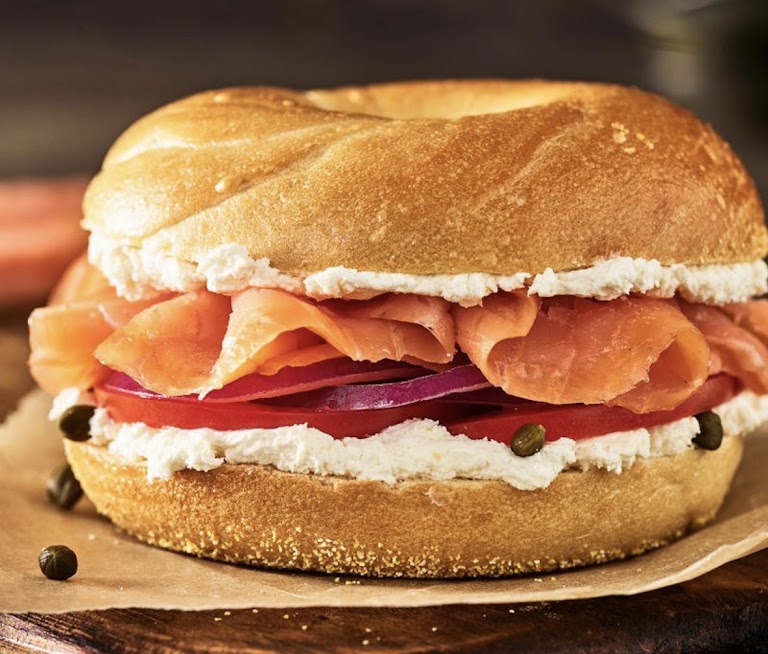 Nova Lox Sandwich at Einstein Bros. Bagels