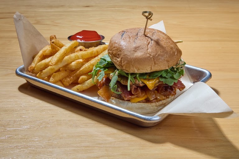 Penmar Double Patty Beef Burger at The Penmar