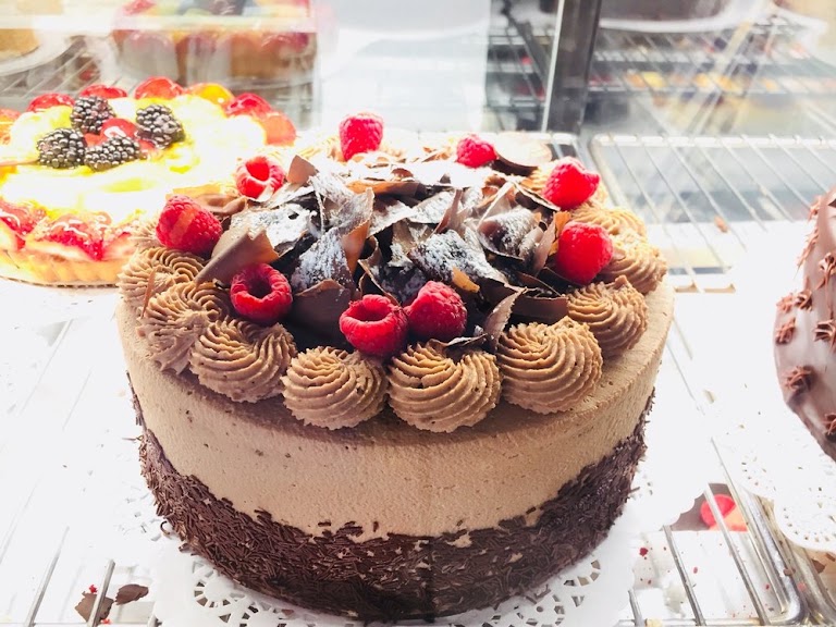 Mango Mousse Cake at Elysee Bakery & Cafe