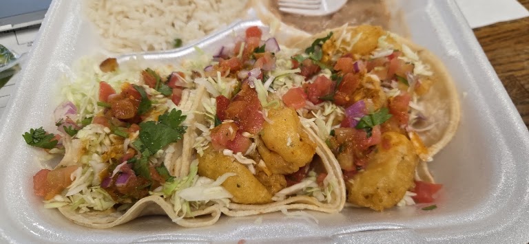 Tacos at Tacos Ensenada Seafood