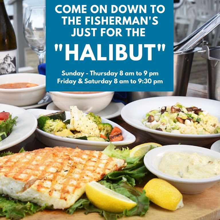 Halibut at Fisherman's Restaurant & Bar