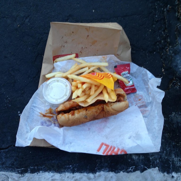 Angus Beef Chili Cheese Dog at Wienerschnitzel