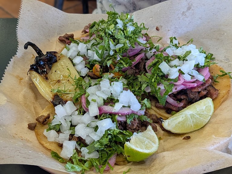 Tacos at Tacos Los Cholos
