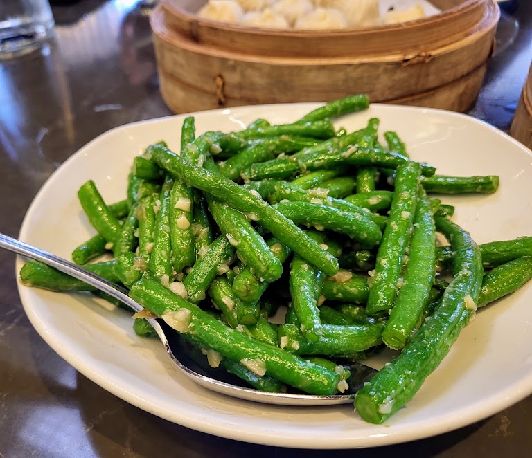 String Beans with Garlic at Din Tai Fung