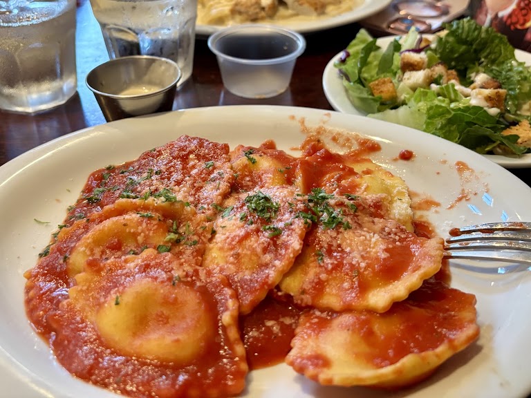 Pasta at Ricci's Italian Restaurant