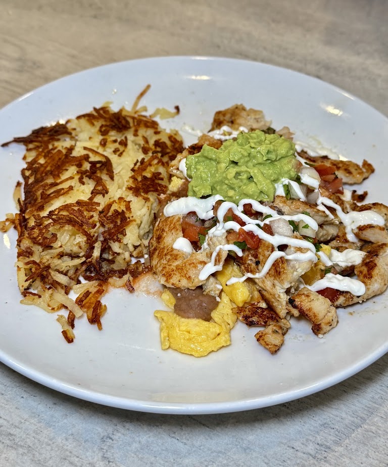Asada Chilaquiles Omelette at Loaded Cafe - Bell