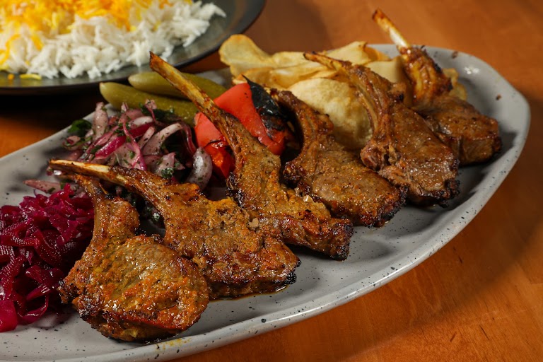 Rack of Lamb Shishlik at Heaven on a Fork