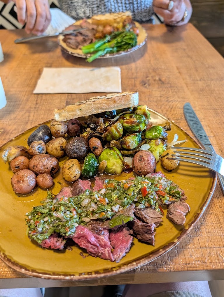 Chimichurri Grass Fed Steak at Urban Plates