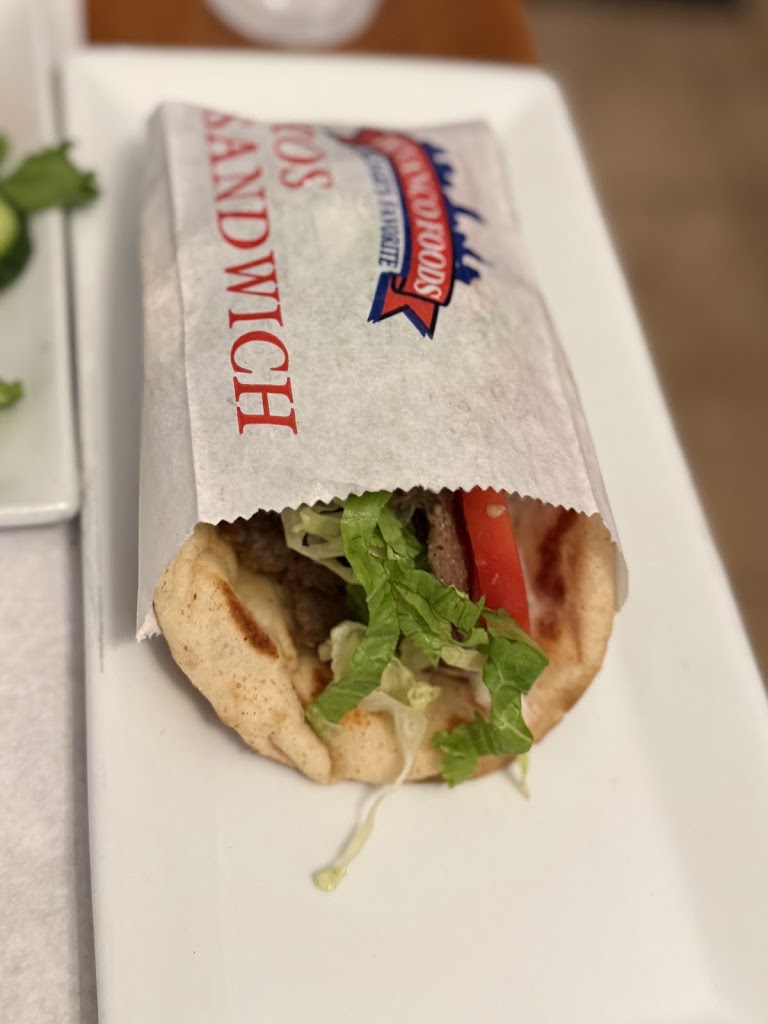 Gyro Sandwich at Mykonos Grill