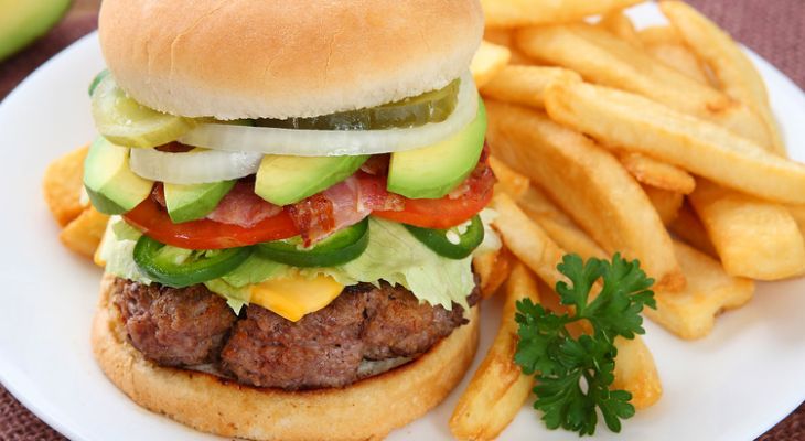 Cheeseburger at Fair Oaks Burger