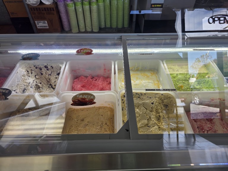 Home Made Ice Cream at Michoacana Pomona Helados y Paletas
