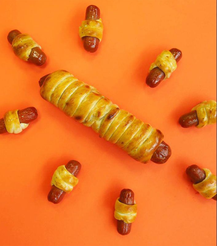 Pretzel Dogs at Wetzel's Pretzels