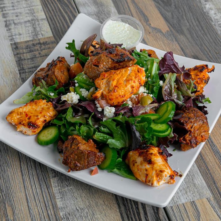 Chicken Greek Salad at Hummus Bean