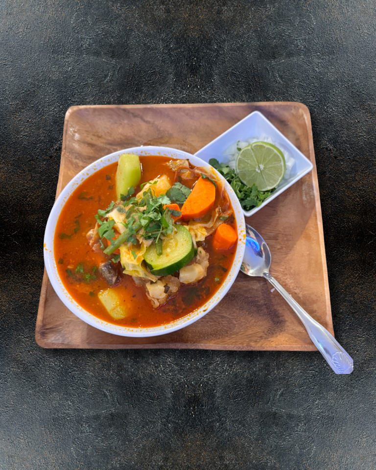 Sopa De Res at Mi Pueblo Salvadoreńo Restaurant & Pupuseria