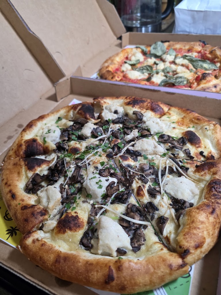 Pizza Margherita at Pitfire Pizza