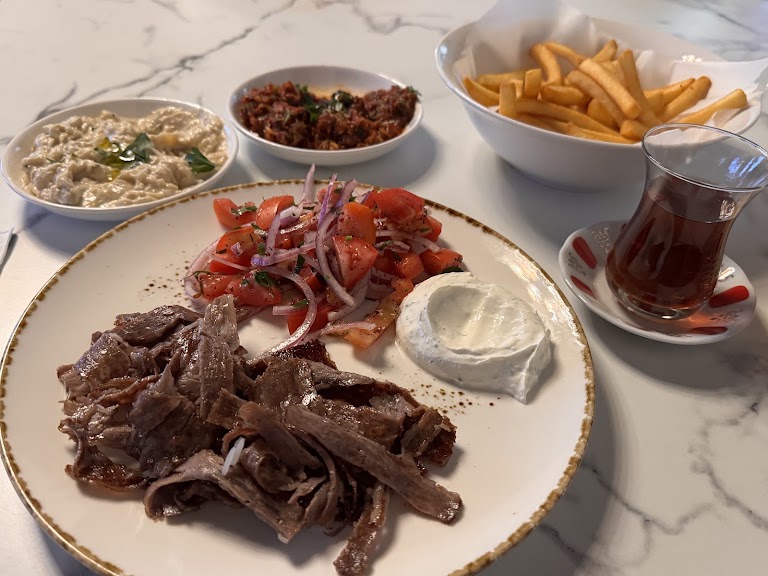 Döner Plate (shawarma) at Pasha Mediterranean Cuisine