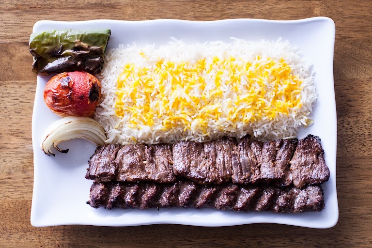 Beef Soltani Plate at Aiden's Grill