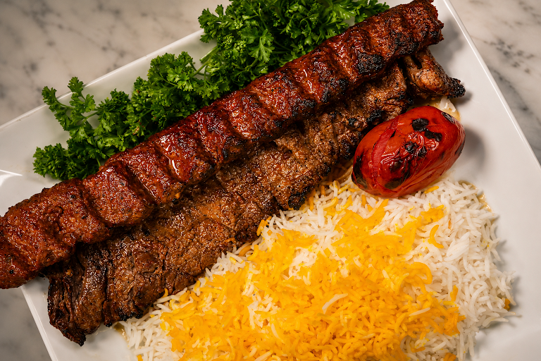 Beef Koobideh at Baran Mediterranean Restaurant & Bar