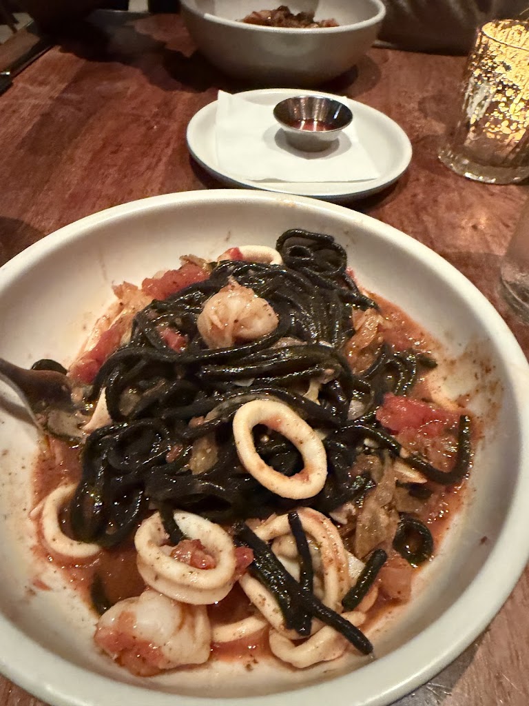 Squid Ink Tonnarelli at North Italia