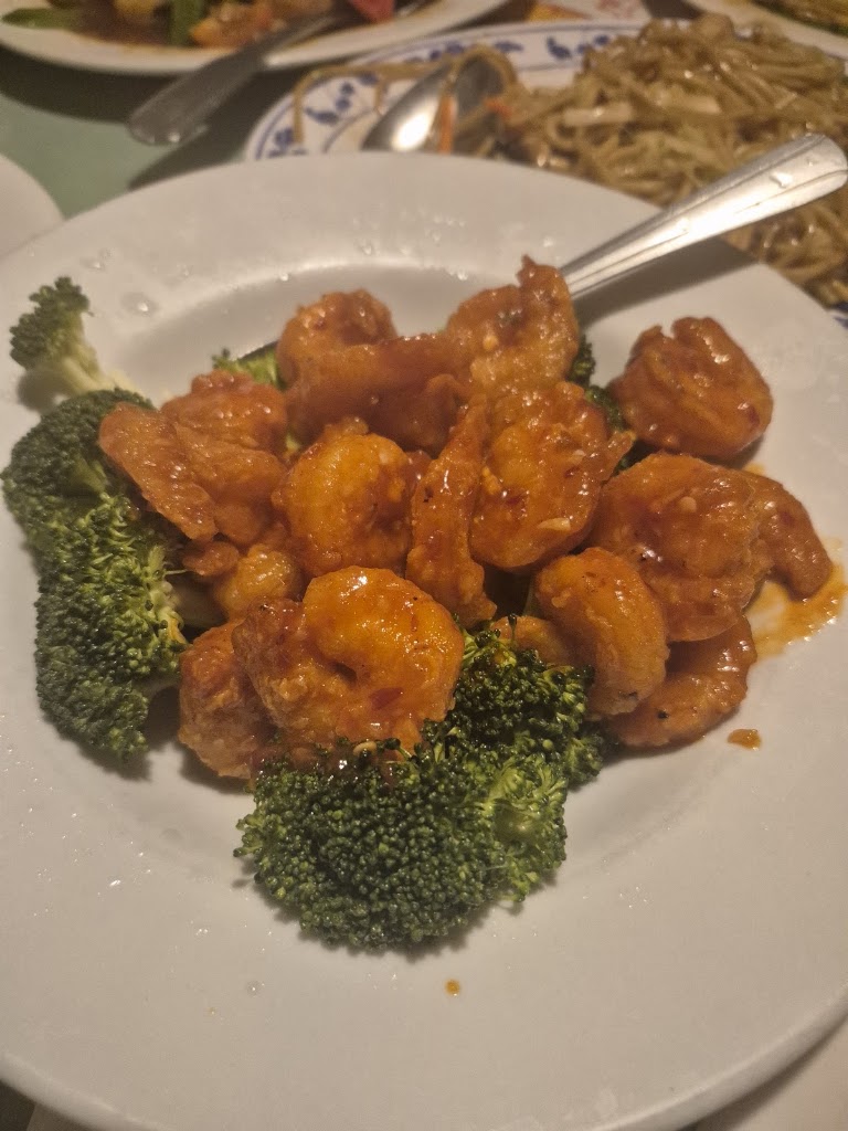 Deep Fried Shrimp at Golden Hunan