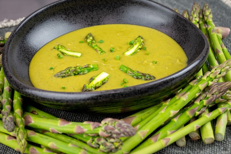 Roasted Asparagus at SoLé SoupS Calabasas Soup Studio