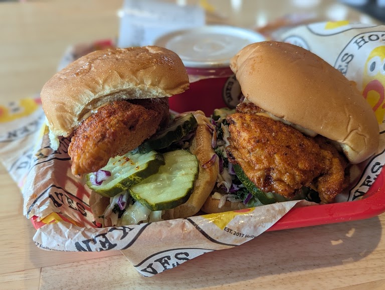 2 Sliders W/ Fries at Dave's Hot Chicken