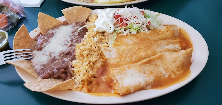 Wet Burrito Plate at Los 3 Gorditos