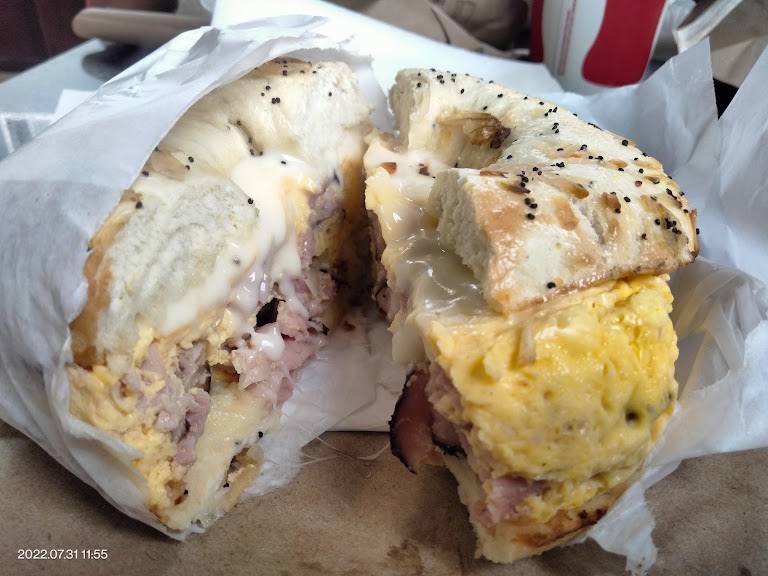 Breakfast Sandwiches at Yum Yum Donuts