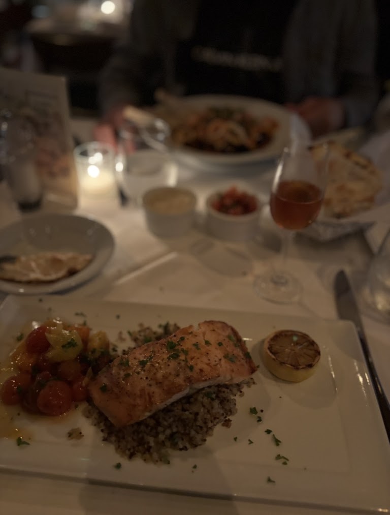 Trancio DI Salmone CON Quinoa at Amici Brentwood