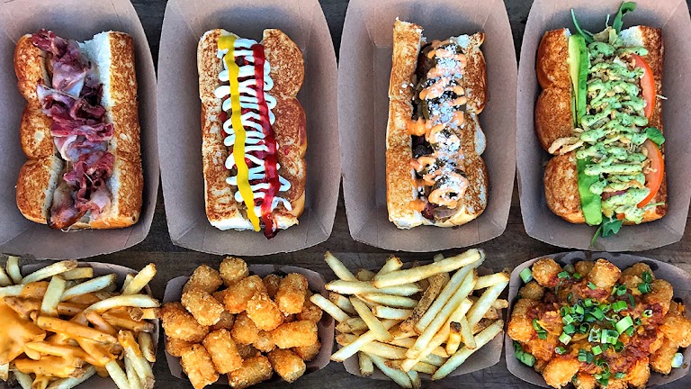 Dogs & Sausages at Dog Haus