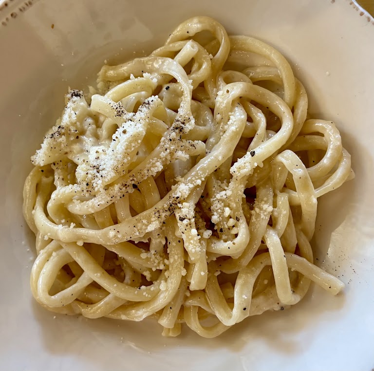 Cacio E PEPE Half at Storico Spaghetteria