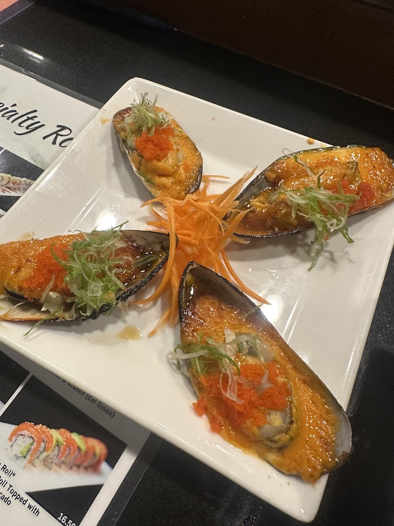 Baked Mussels at Midori Sushi