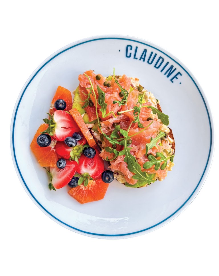 Avocado Toast Nikki's Way at Claudine Kitchen & Bakeshop - Porter Ranch